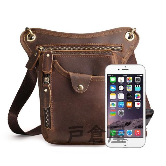 ショルダー ホルスターバッグ メンズ 本革 ウエストバッグ ワン