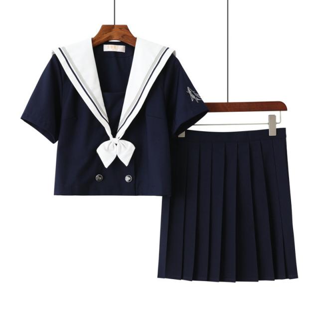 セーラー服 名古屋 コスプレ 新入荷 女子JK制服 セーラー服 名古屋襟 刺繍 コスプレ衣装