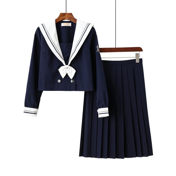 新入荷 女子JK制服 セーラー服 名古屋襟 刺繍 コスプレ衣装 新入荷 女子JK制服 セーラー服 名古屋襟 刺繍 コスプレ衣装