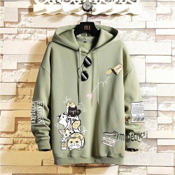 Yumnuma　猫柄パーカー　秋パーカー　長財布 Yumnuma様 専用 猫柄パーカー 秋パーカー 長財布 猫 パーカー メンズ