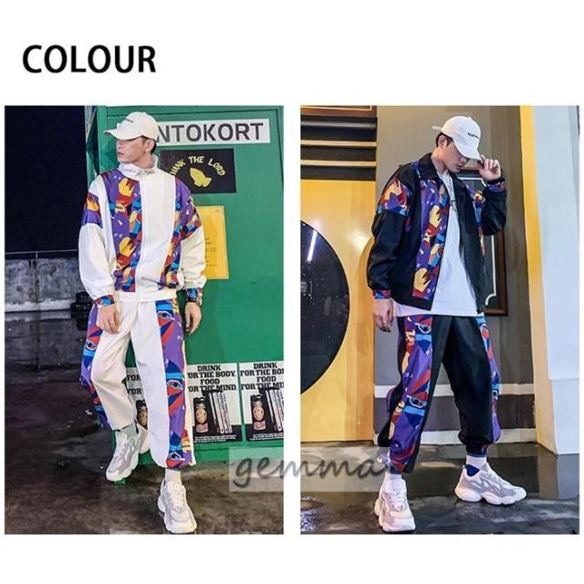 セットアップ ヒップホップ hiphop レデース メンズ ジャケット パンツ