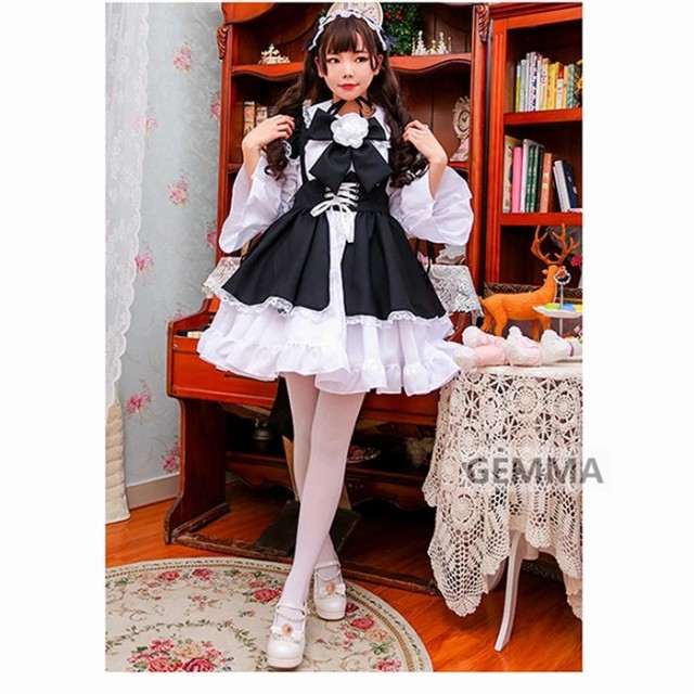 お出かけにも❤️ゴスロリコスプレドレス　イベントにぴったり女子会コーデ e60e9be683f46bb4c052d5c36a0c48