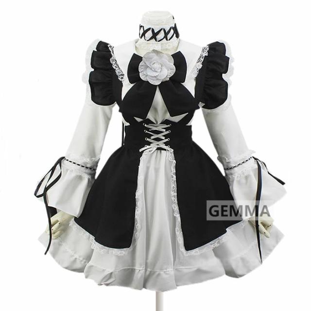 ワンピース メイド服 お姫様ドレス ゴスロリ ロリータ コスプレ