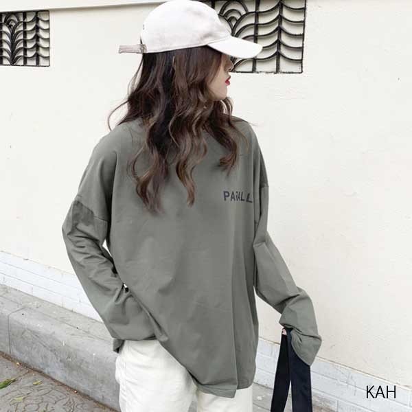 長袖 ひざ丈Tシャツ ロンT プルオーバー カトッソー トップス