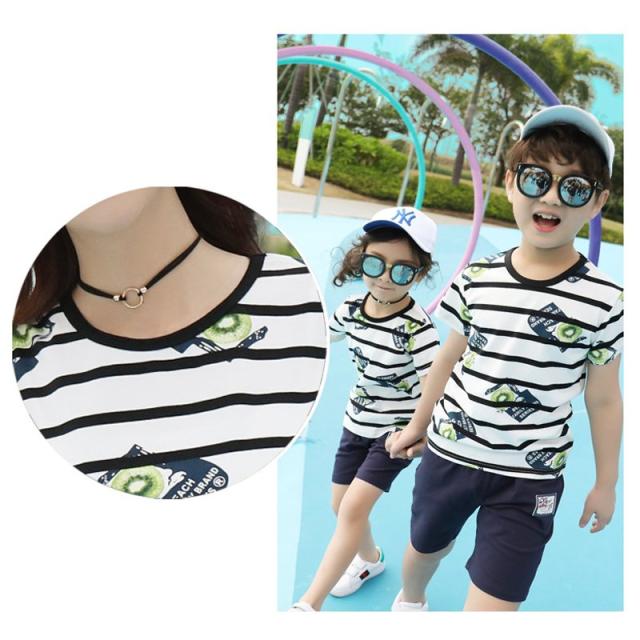 親子ペアルック セットアップ Tシャツ キュロットスカート ハーフ