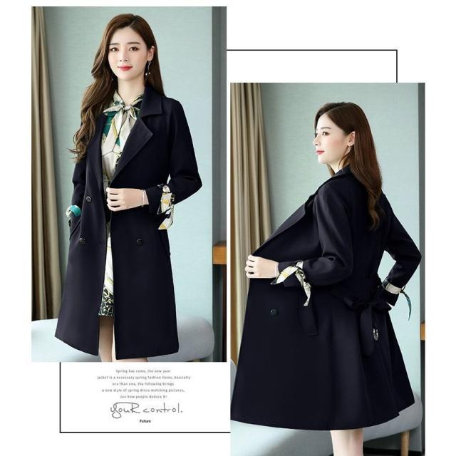 みち様 トレンチコート デニムワンピース 2点セット 2SET】プリーツコンビトレンチワンピース セット / ANY SIS