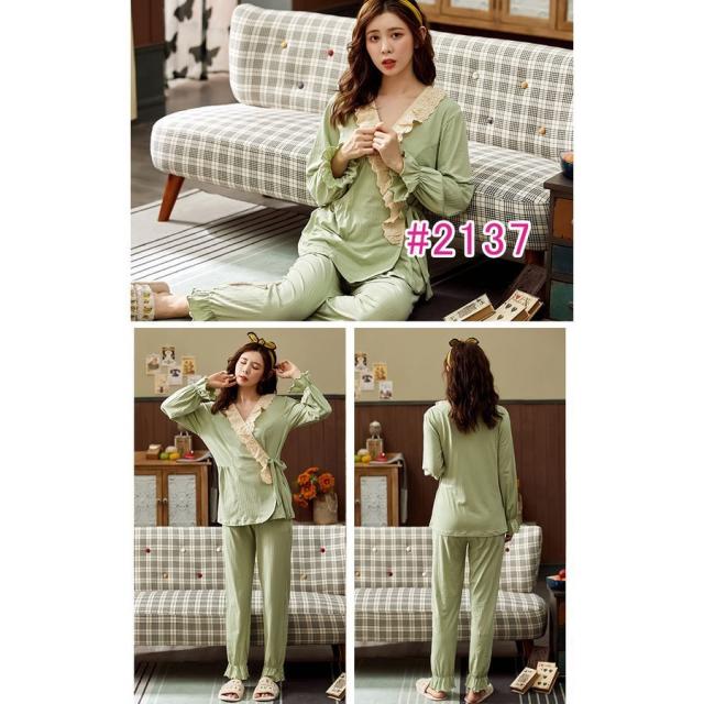 パジャマ レディース 秋冬 長袖 パジャマ ロングパンツ ルームウェア