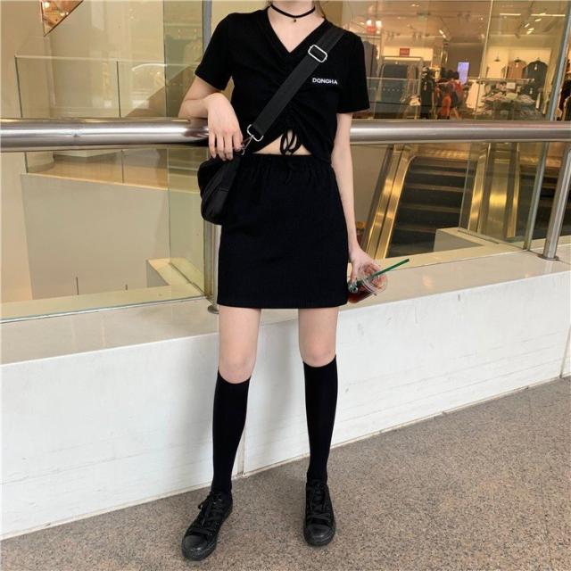 セットアップ カットソー Tシャツ スカート ミニスカート