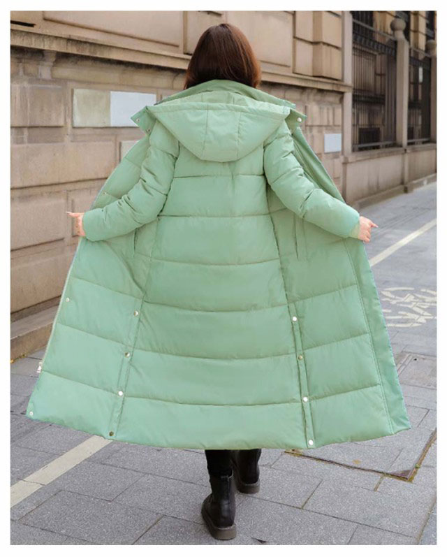 ベンチコート マキシ丈 ファイバー ダウンコート レディース 冬  