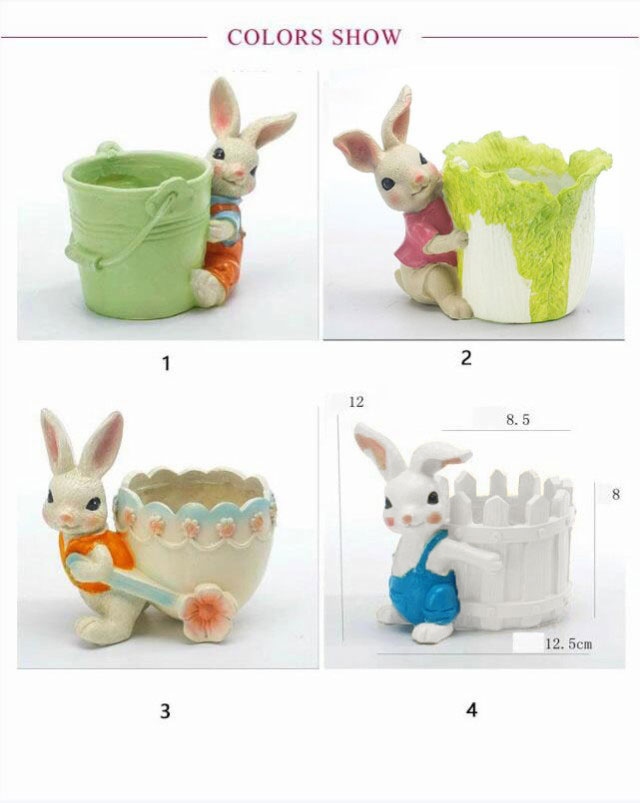多肉植物 寄せ植え そのまま飾れる‪ ꪔ̤̮\"ブリキうさぎ鉢No.3 多肉植物 おまかせ寄せ植え ✳︎ブリキジョウロ✳︎ その他