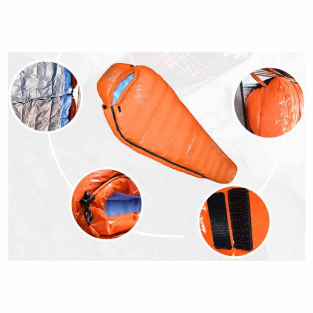 シュラフ 90%ダウン -10度 マミー型 洗える 寝袋 防水 防寒 4シーズン 折り畳み 防災 冬用 暖かい 保温 連結 ダブル シンプル キャンプ ツーリング アウトドア キャンプ用品 登山 緊急用 -10℃ 軽量 軽い コンパクト 収納 防災グッズ 冬