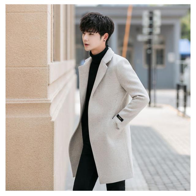 全5色×7サイズ！アウター コート メンズ トレンチコート メルトン