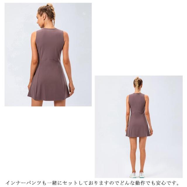 送料無料 ゴルフウエア レディース ワンピース インナーパンツ 2