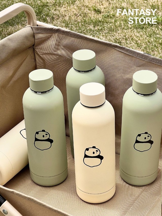 Amazon | ダックスファンド柄 水筒 真空断熱 保温 保冷 スポーツ