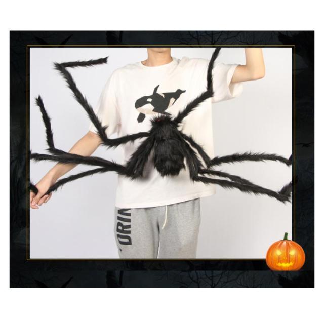 ハロウィン おもちゃ 蜘蛛 黒蜘蛛 クモ スパイダー お化け屋敷