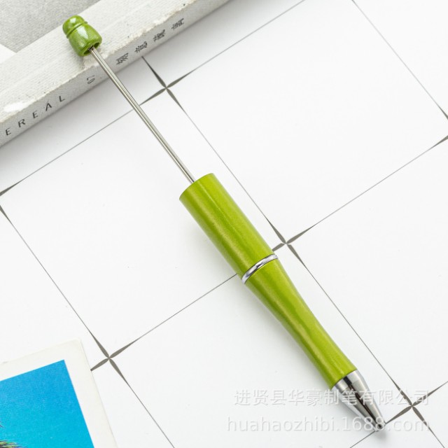 5本セット ビーズボールペン カスタムボールペン 芯交換可能 全20色
