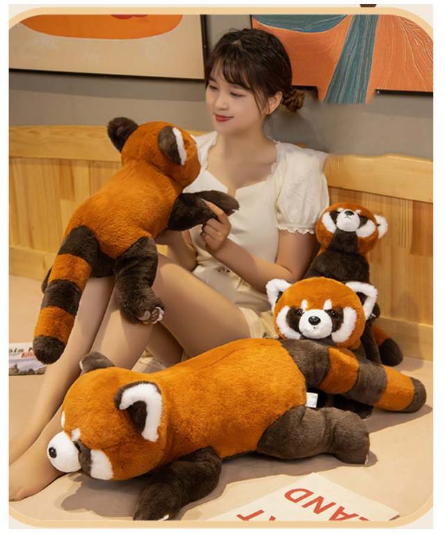レッサーパンダ ぬいぐるみ 長60cm 45cm ふかふか リアル 動物