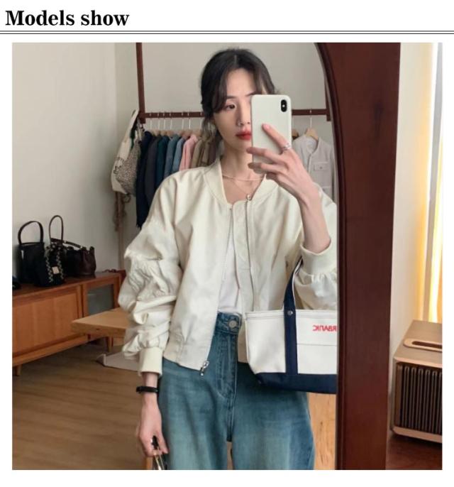 BURBERRY BLUE LABEL MA-1 ノーカラーブルゾン ショート丈 BURBERRY BLUE LABEL MA-1 ノーカラーブルゾン ショート丈