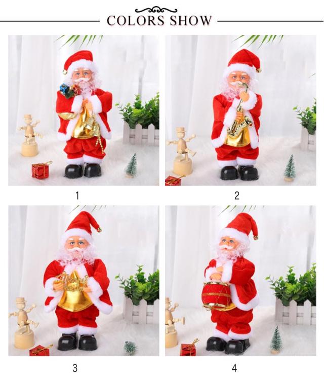 クリスマス 踊るサンタクロース 送料無料 人形 送料無料 飾り