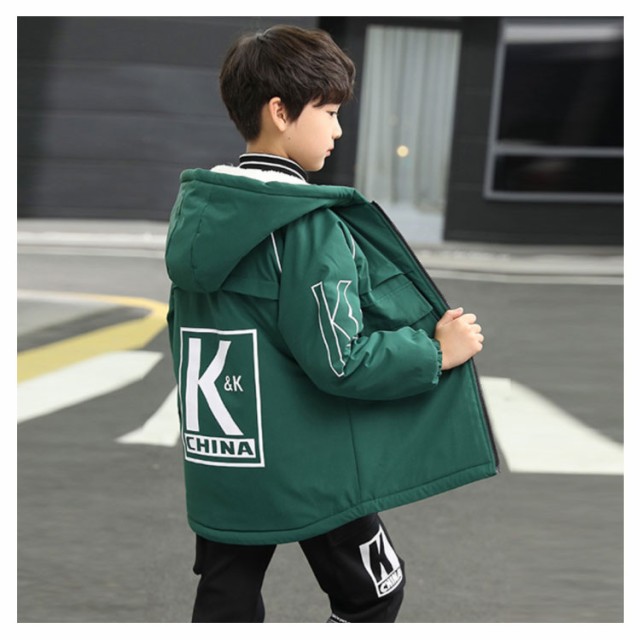 裏ボアジャケット 子供服 キッズ 男の子 アウター ジャケット