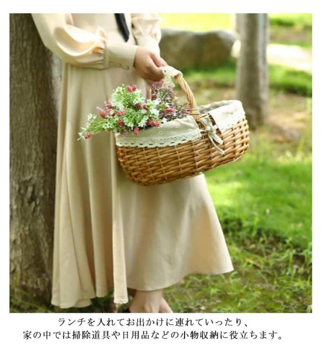 内布付き 大きい 持ち手 ラタン 編み 蓋なし 北欧 ピクニック 内布付き 大きい 持ち手 ラタン 編み 蓋なし 北欧 ピクニック