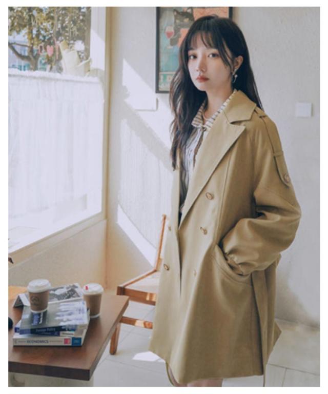 トレンチコート アウター コート レディース ボリューム袖 キャンディ