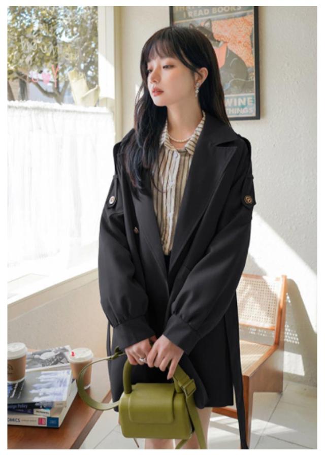 トレンチコート アウター コート レディース ボリューム袖 キャンディ