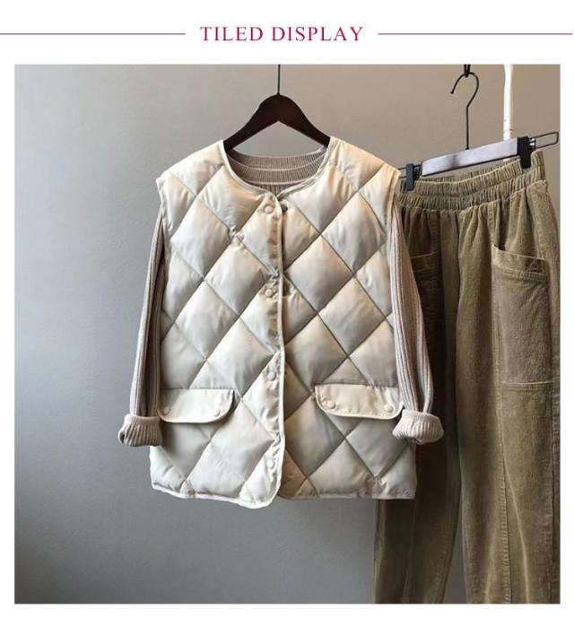 キルティングベスト レディース ノースリーブ コート ジャケット