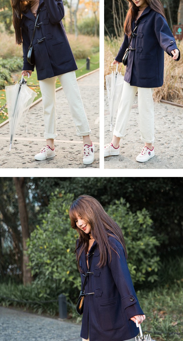 森ガール ダッフルコート 学生 ロング丈 アウター レディース アウター