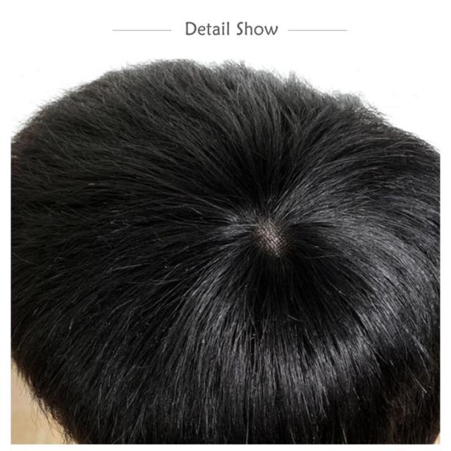 人毛100％! ウイッグ メンズ 男性 かつら 自然 ナチュラル フル