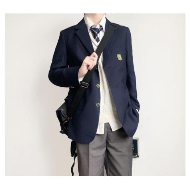 男子高校制服 ブレザー 4点セット スクールジャケット ロングパンツ