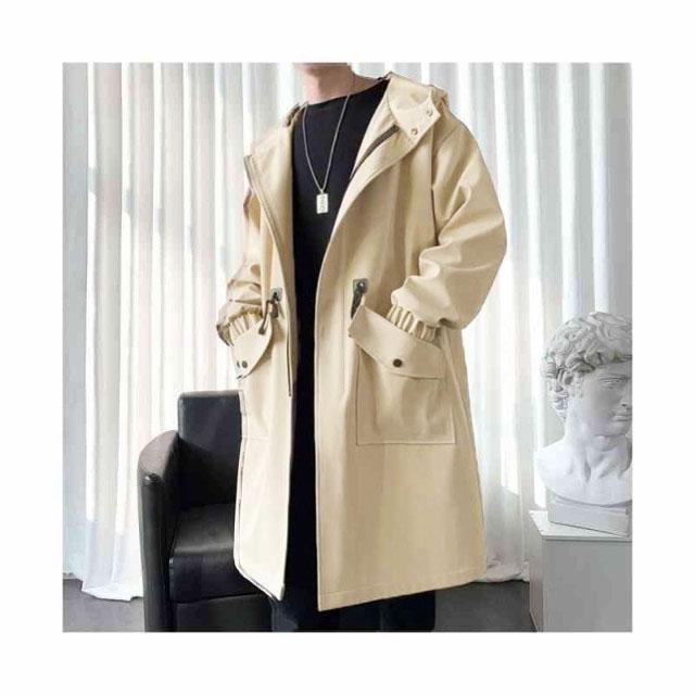 送料無料 モッズコート メンズ フード付き ロングコート ミリタリー