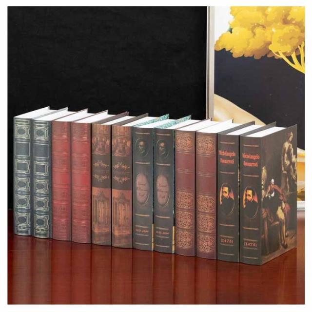 12冊セット ダミーブック アンティーク調 フェイクブック 古書 洋書