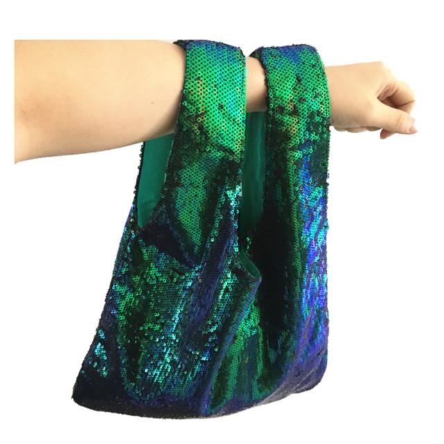 《》煌くスパンコールが存在感抜群。レディースバッグ きらきら バッグ トートバッグ 手提げバッグ カジュアルバッグ スパンコール ゴールド 金 シルバー 銀 緑 グリーン おしゃれ 鞄