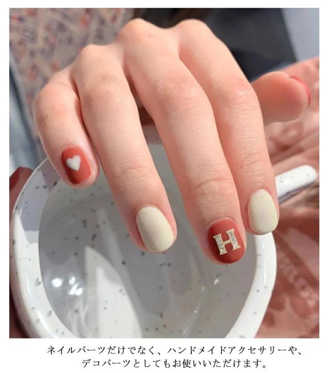 ネイルパーツ　ハンドメイド　アルファベット　1個130円、100円 安い価格 ネイルパーツ ハンドメイド アルファベット 1個130円、100円