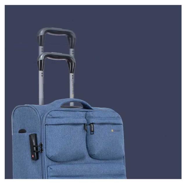 布製 スーツケース 防水 機内持ち込み ソフトトランク フロント