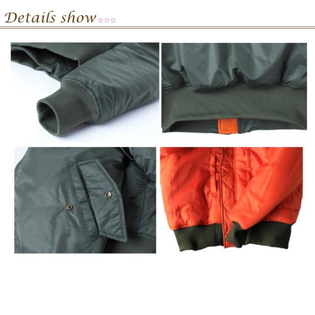 7color×7size】男女兼用 MA-1 フライトジャケット 中綿 7色