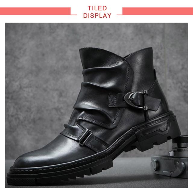 ブーツ メンズブーツ エンジニアブーツ 革靴 ワークブーツ チャッカ