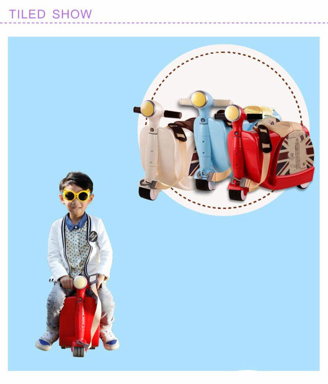 子供用スーツケース乗れる キッズキャリーケース 耐荷重90kg トランク