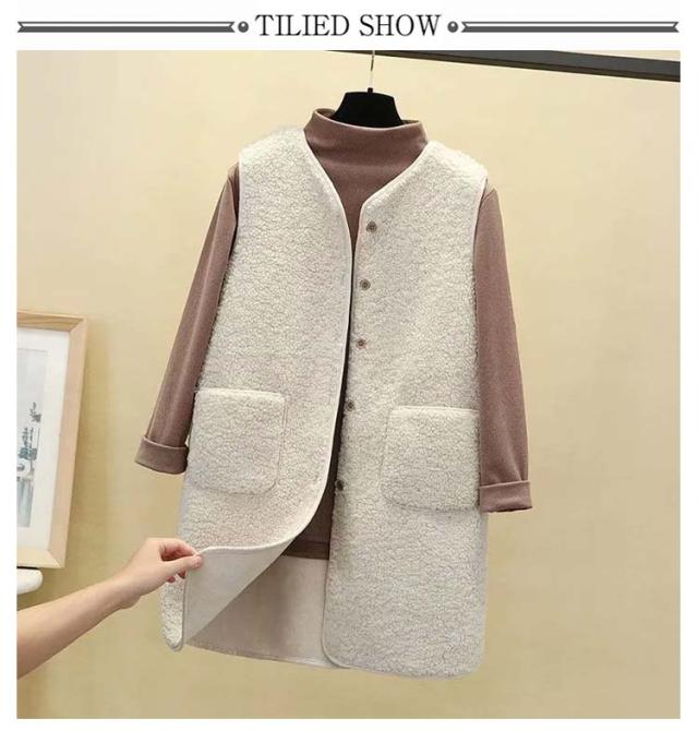 ボアベスト ジレ ボア ベスト レディース ロングベスト ボアジャケット