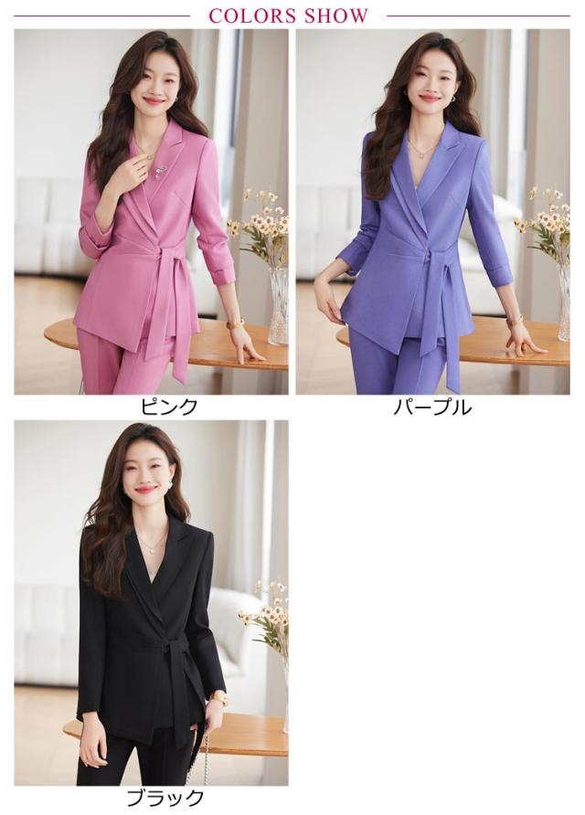 スーツ レディース セレモニースーツ ワイドパンツ ウエスト