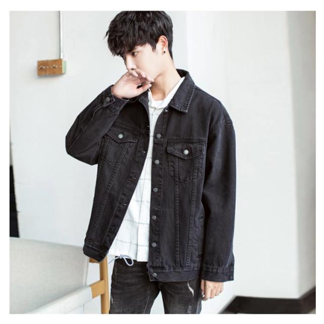 《送料無料》デニムジャケット フード付き メンズ パーカー アウター Gジャン ヒップホップ ストリート 原宿風 秋冬服 長袖 大きいサイズ カジュアル ファッション おしゃれ 新作