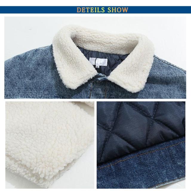 デニム×ボアの異素材 デニムコート メンズ 中綿 ボアコート ボアジャケット ボアブルゾン ショート丈 コート デニム ジャケット Gジャン ジージャン アウター 中綿コート 中綿ジャケット もこもこ 防寒 秋冬 デニム×ボアの異素材 デニムコート メンズ 中綿 ボアコート ボア