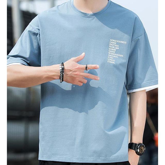 Tシャツ メンズ 半袖 おしゃれ カジュアルシャツ クールネック トップス コットン カットソー ポイント消化 春夏 今年 Tシャツ メンズ 半袖 おしゃれ カジュアルシャツ クールネック