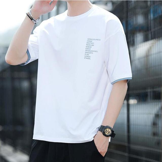 赤字覚悟!Tシャツ メンズ 半袖 おしゃれ カジュアルシャツ クールネック ポイント消化 春夏 今年 トップス コットン カットソー Tシャツ メンズ 半袖 おしゃれ カジュアルシャツ クールネック
