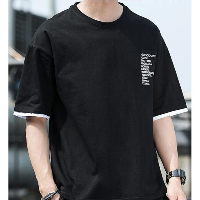 Tシャツ メンズ 半袖 おしゃれ カジュアルシャツ クールネック