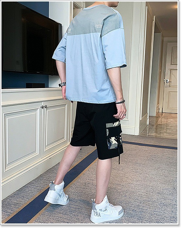 セットアップ メンズ 半袖 夏 大きいサイズ スウェット ジャージ