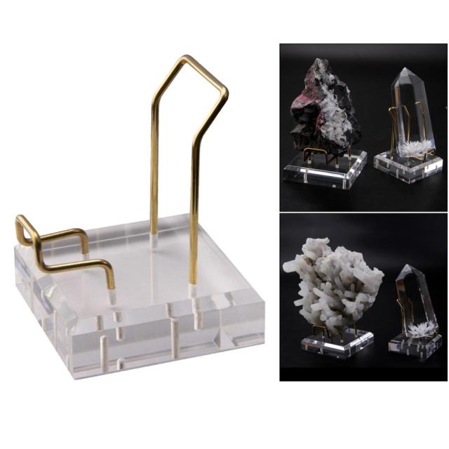 ディスプレイスタンド 鉱物鉱石 ジオード 岩石標本収集品石 ホルダー