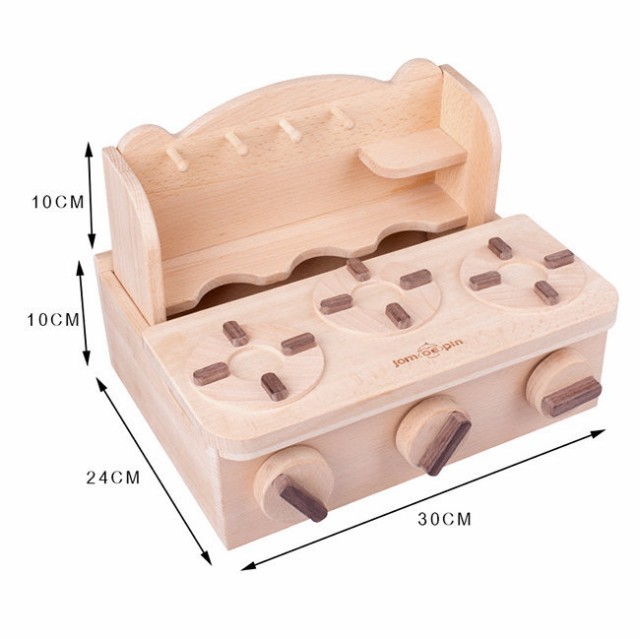 ミニキッチンセット 木製 キッチンツール 知育玩具 調理器具 ミニ