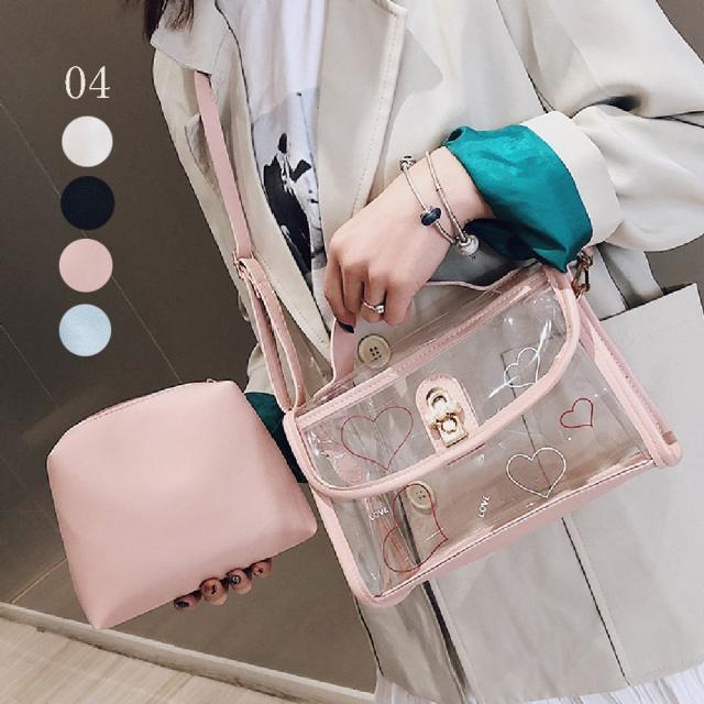 PEARLY GATES 2way クリアバッグ ショルダーバッグ Amazon | [PandaSays] クリアバッグ 透明 痛 ッグ クリア